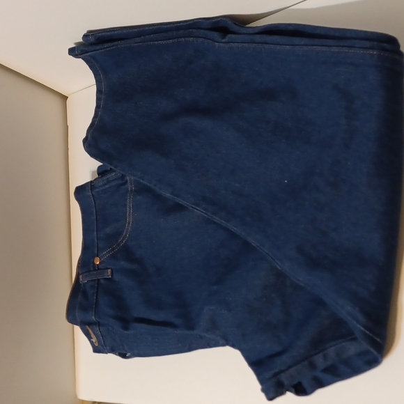 NWT Wrangler Men's 13MWZ Cowboy Cut Original Fit Pro Rodeo Blue Denim Jeans - Picture 8 of 13